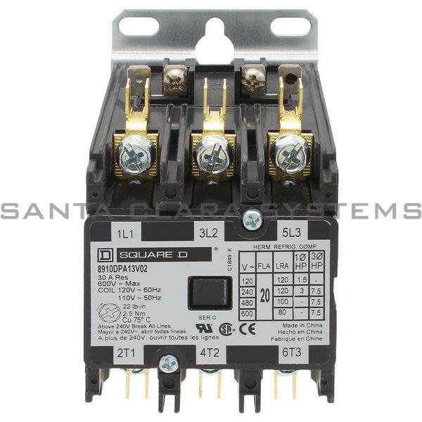 Square D 8910-DPA13V02 Contactor Product Image