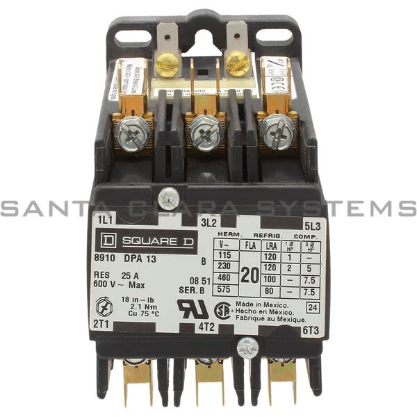 Square D 8910-DPA13V09 Contactor Product Image