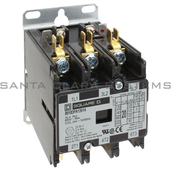 Square D 8910-DPA13V14 Definite Purpose Contactor Product Image