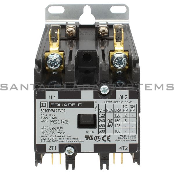 Square D 8910-DPA22V02 Contactor Product Image