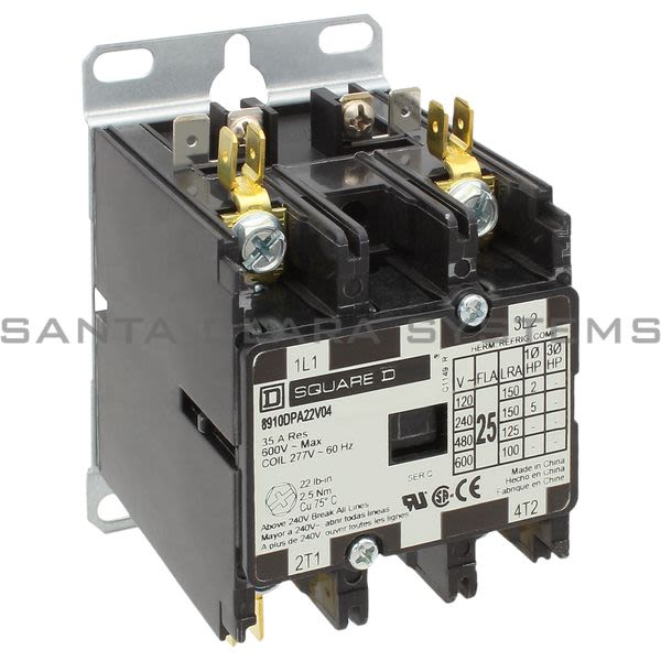 Square D 8910-DPA22V04 Definite Purpose Contactor Product Image
