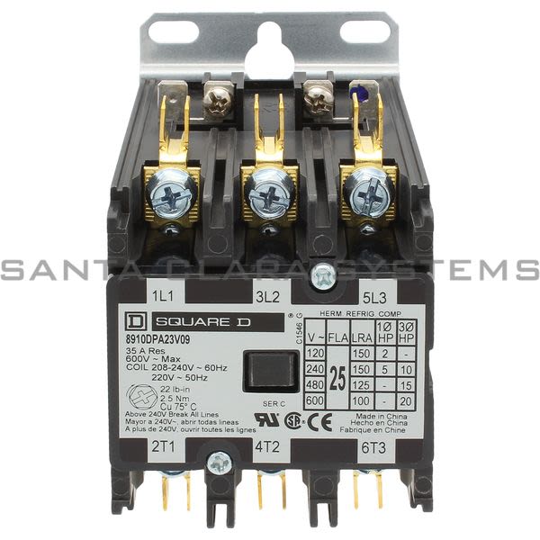 Square D 8910-DPA23V09 Contactor Definite Purpose Product Image