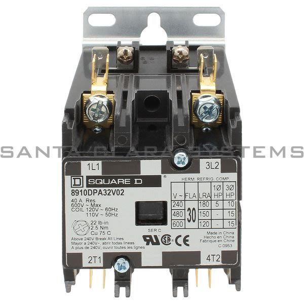 Square D 8910-DPA32V02 Contactor Product Image