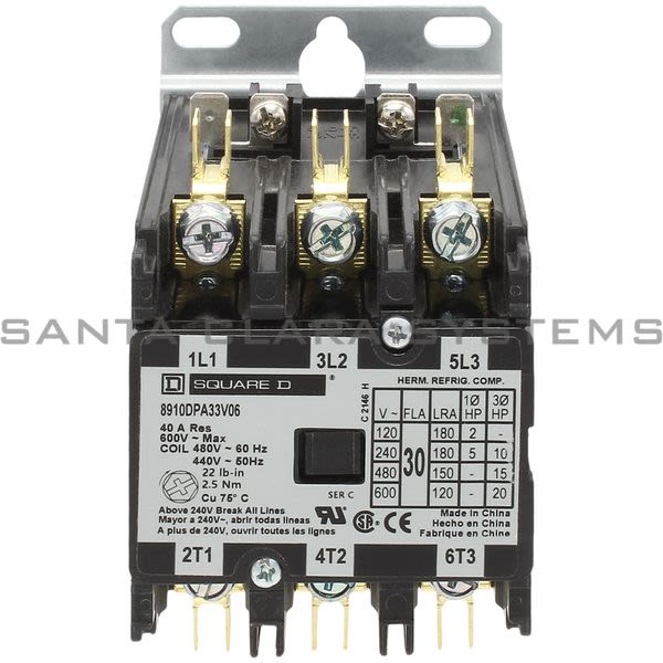 Square D 8910-DPA33V06 Contactor Product Image