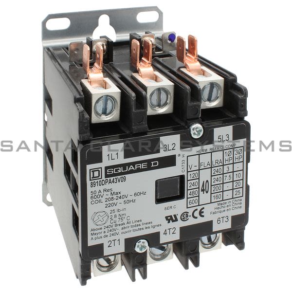 Square D 8910-DPA43V09 Contactor Product Image