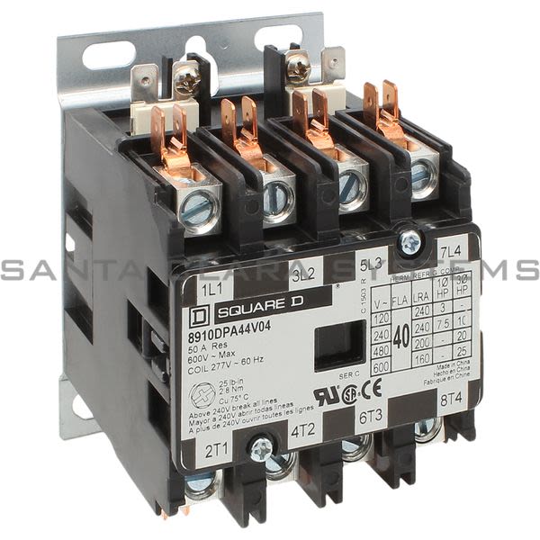 Square D 8910-DPA44V04 Definite Purpose Contactor Product Image