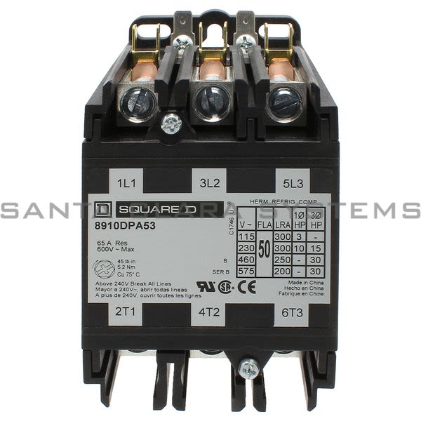Square D 8910-DPA53V09 Contactor Product Image