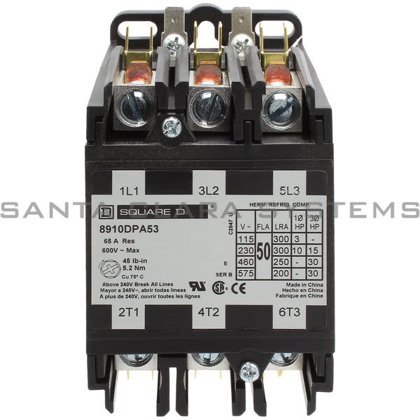 Square D 8910-DPA53V14 Contactor Product Image