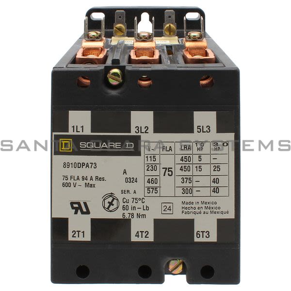 Square D 8910-DPA73V02 Contactor Product Image