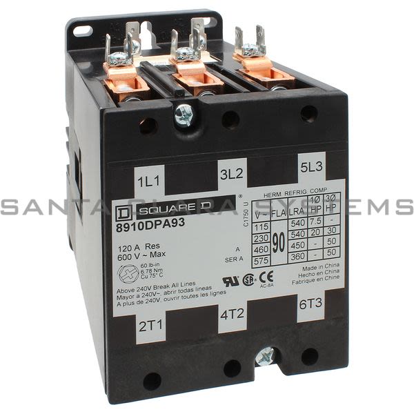 Square D 8910-DPA93V02 Contactor Product Image