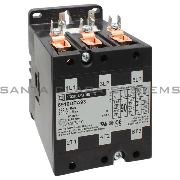 Square D 8910-DPA93V09 Definite Purpose Contactor Product Image