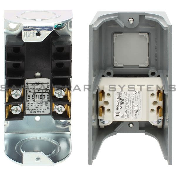Square D 9001-BG112 Mounted Station Hand-Off-Auto Selector Switch Product Image