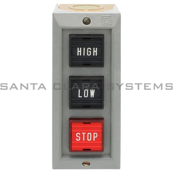 Square D 9001-BG306 3 Unit Push Button Station High-Low-Stop Product Image