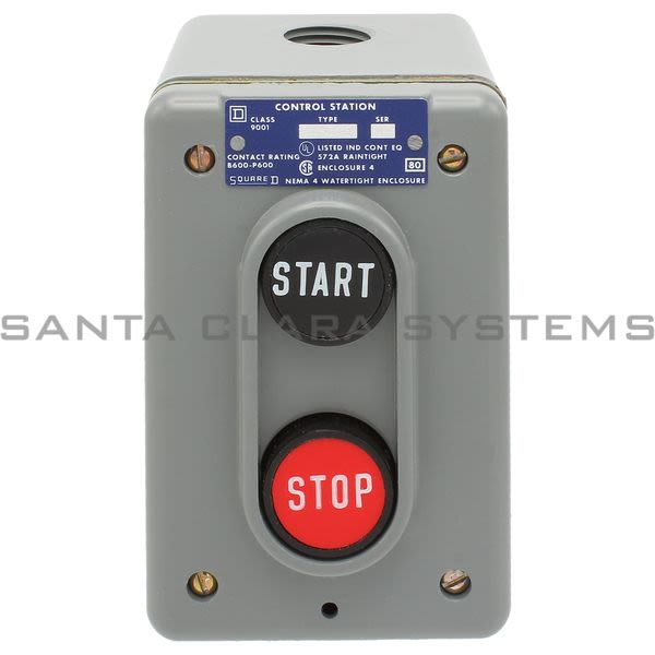 Square D 9001-BW240 Control Station | Start-Stop Product Image