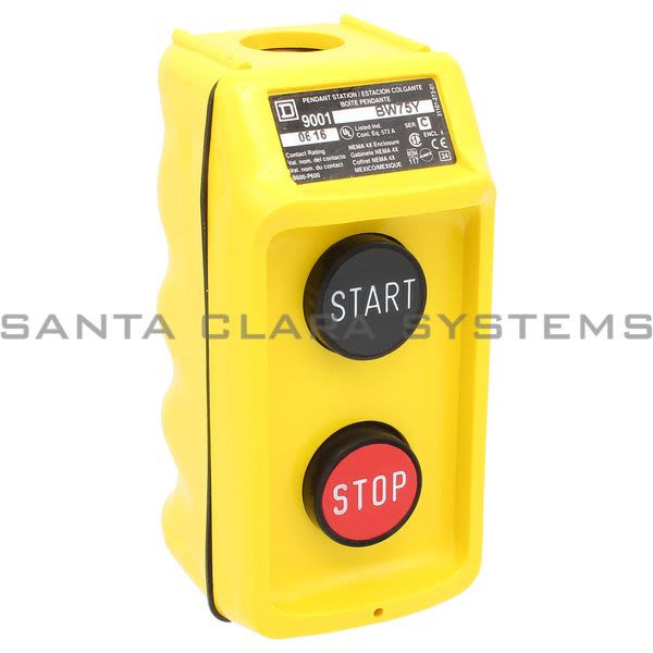 Square D 9001-BW75Y Pendant Station Product Image