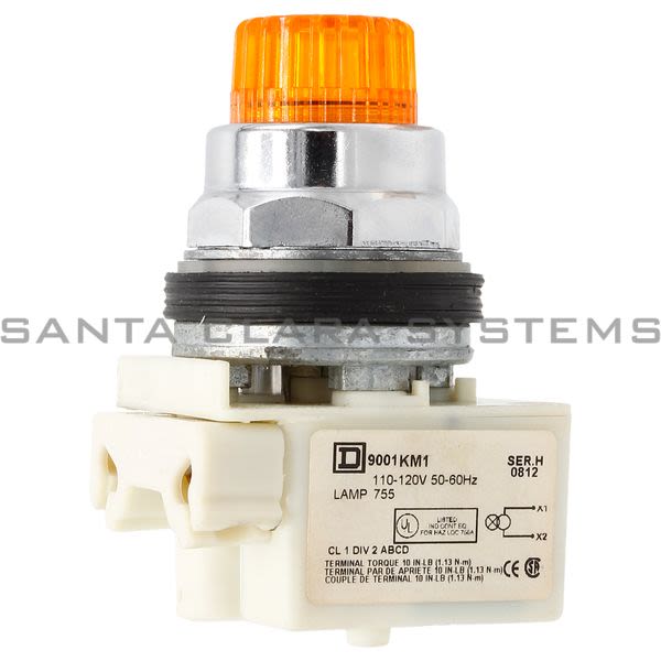 Square D 9001-K2L1A Pushbutton Product Image
