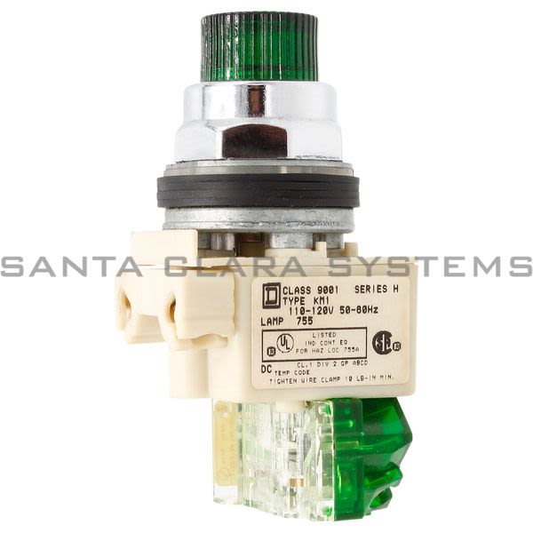 Square D 9001-K2L1GH5 Push Button Product Image