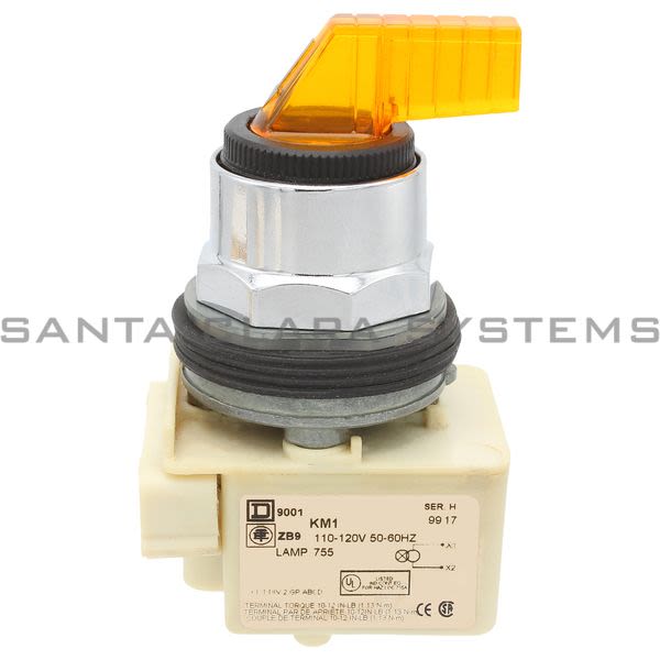 Square D 9001-K52J1FA Illuminated Selector Switch Product Image