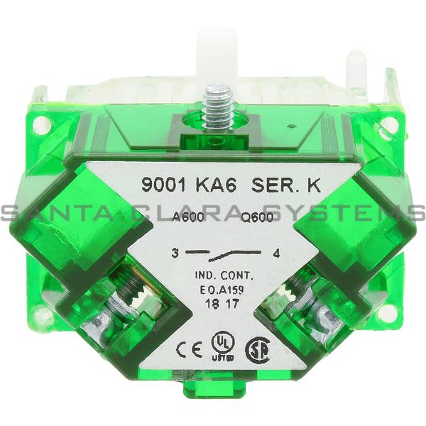Square D 9001-KA6 Contact Block Product Image