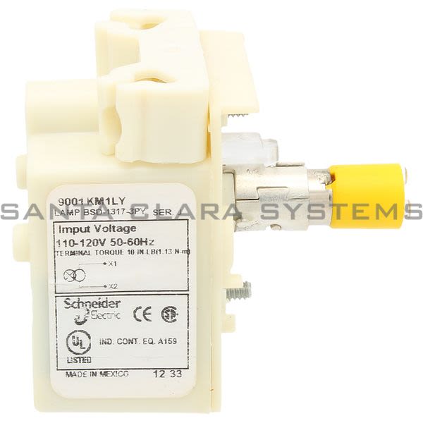 Square D 9001-KM1LY Pilot Light Module Product Image