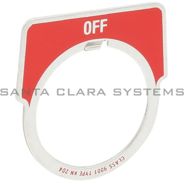 Square D 9001-KN204 Legend Plate Product Image