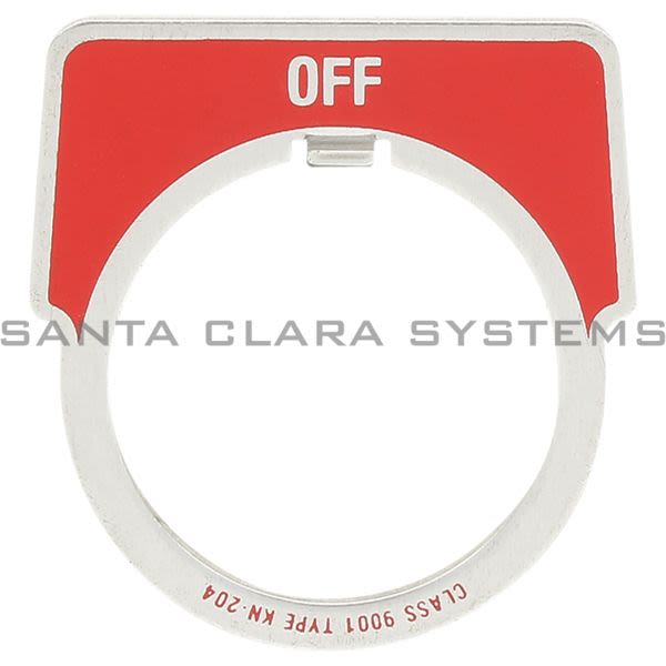 Square D 9001-KN204 Legend Plate Product Image