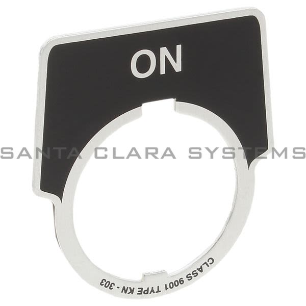 Square D 9001-KN303 Legend Plate - ON Product Image