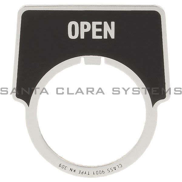 Square D 9001-KN309 Legend Plate Product Image