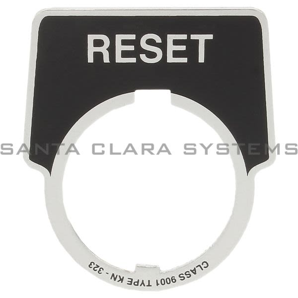 Square D 9001-KN323 Legend Plate Product Image