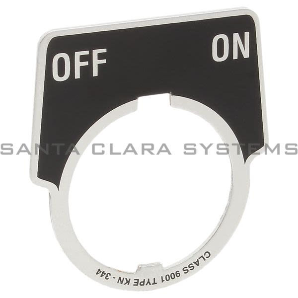 Square D 9001-KN344 Legend Plate Product Image
