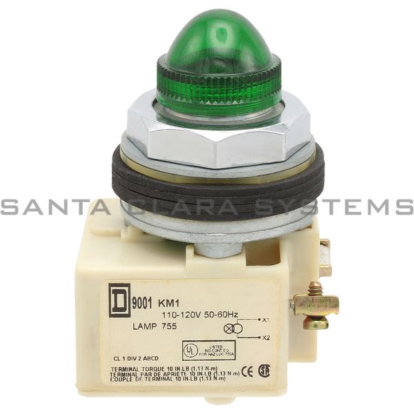 Square D 9001-KP1G9 Pilot Light Green Product Image