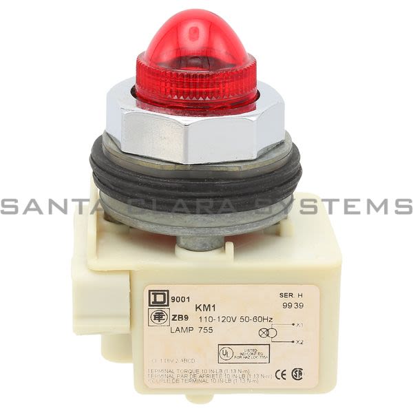 Square D 9001-KP1R9 Pilot Light Red Product Image