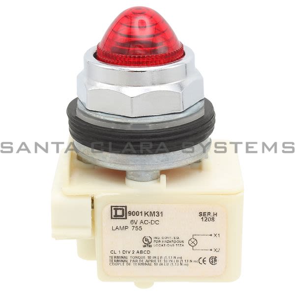 Square D 9001-KP31R9 Pilot Light Product Image