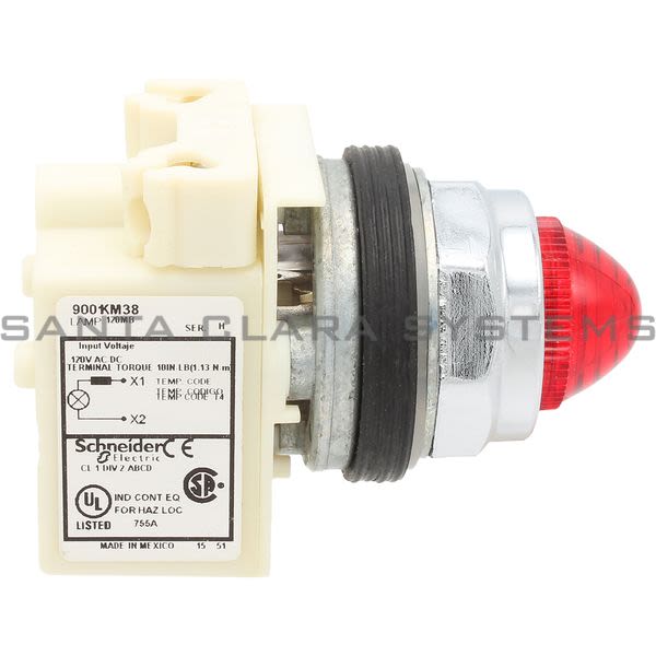Square D 9001-KP38R9 Pilot Light Product Image