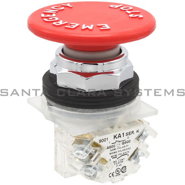 Square D 9001-KR5R05H13 Emergency Stop Button Product Image