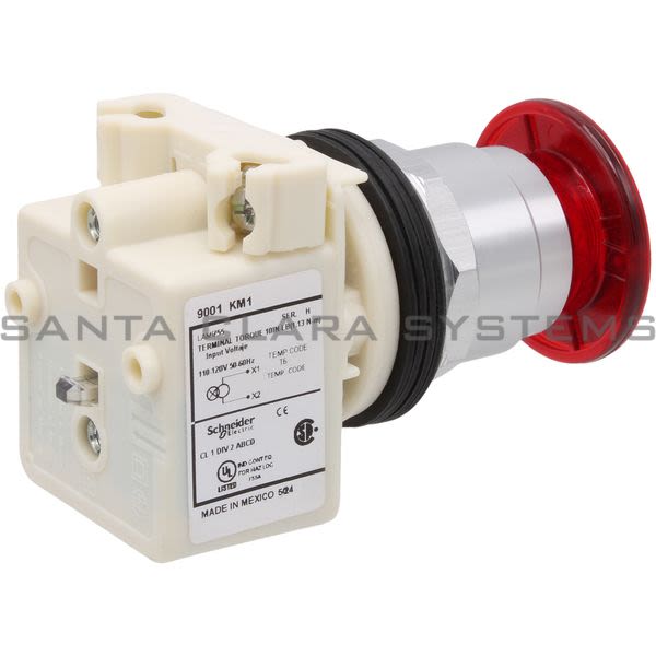 Square D 9001-KR8P1R Pushbutton Product Image