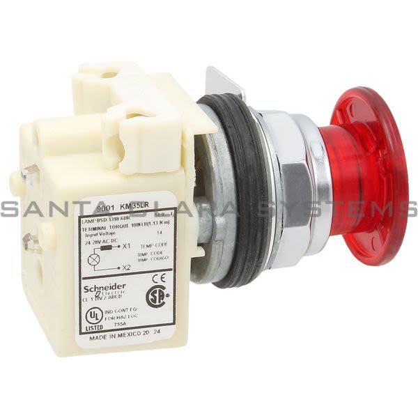 Square D 9001-KR9P35LRR Pushbutton Pilot Light Product Image