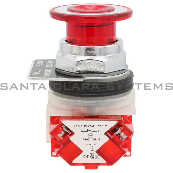 Square D 9001-KR9RH6 Pushbutton Product Image