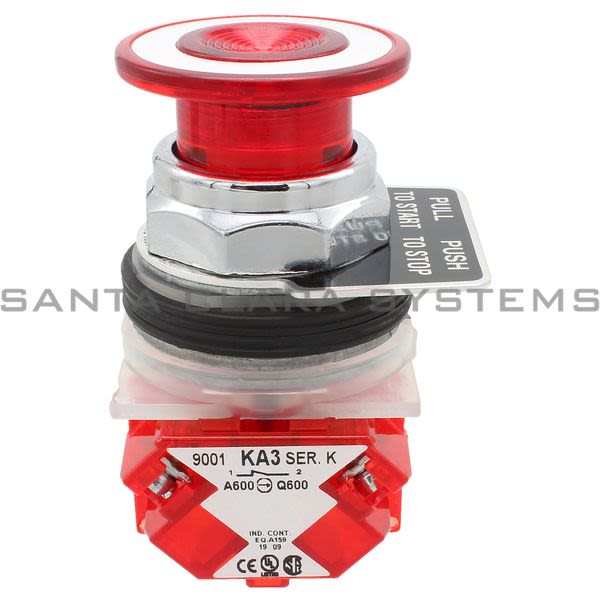 Square D 9001-KR9RH8 Push Button Product Image