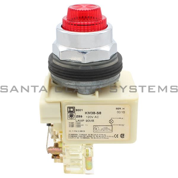 Square D 9001-KTR38R31 Pilot Light Product Image