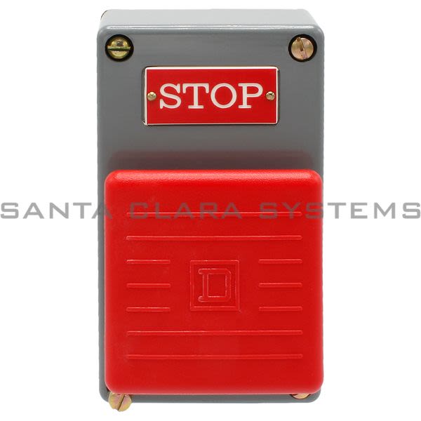 Square D 9001-P5 Palm Button Assembly Red/Stop Product Image