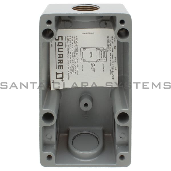 Square D 9001-PB Enclosure Assembly for Palm Operated Pushbutton Product Image