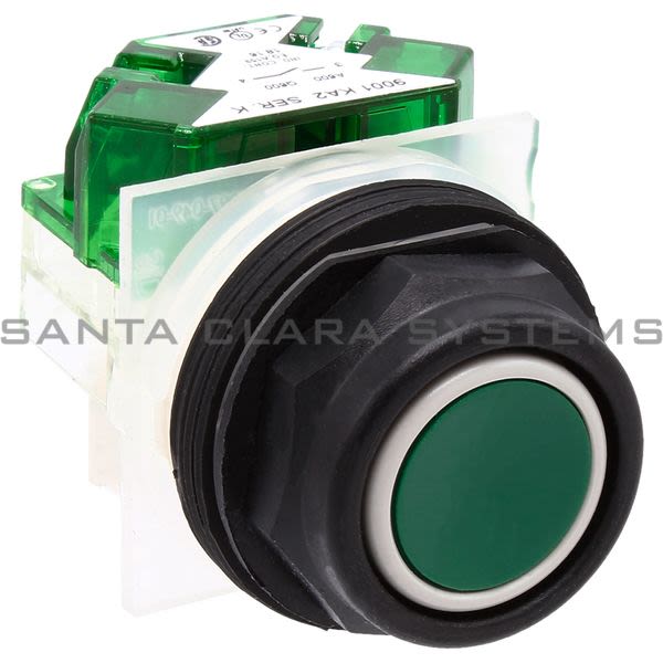 Square D 9001-SKR1GH5 Green Pushbutton Product Image