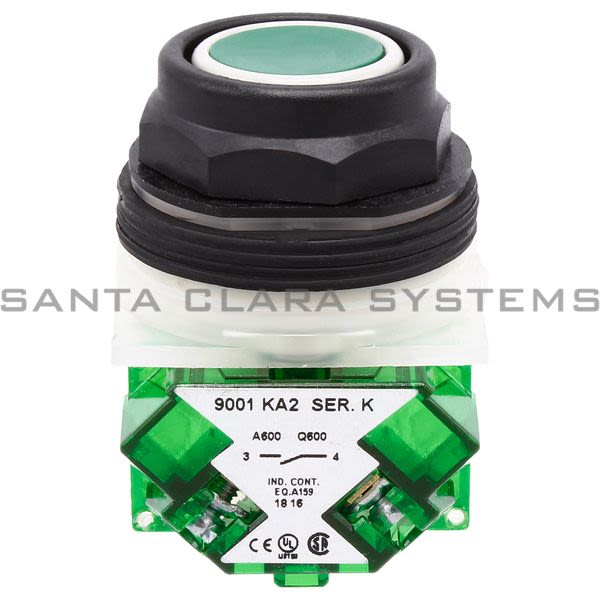 Square D 9001-SKR1GH5 Green Pushbutton Product Image