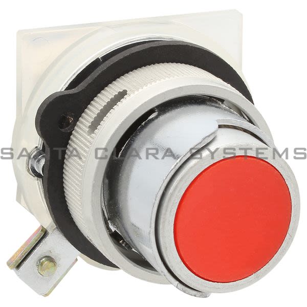 Square D 9001-TR2 Push Button Non-Illum Red W/ Half Guard Product Image