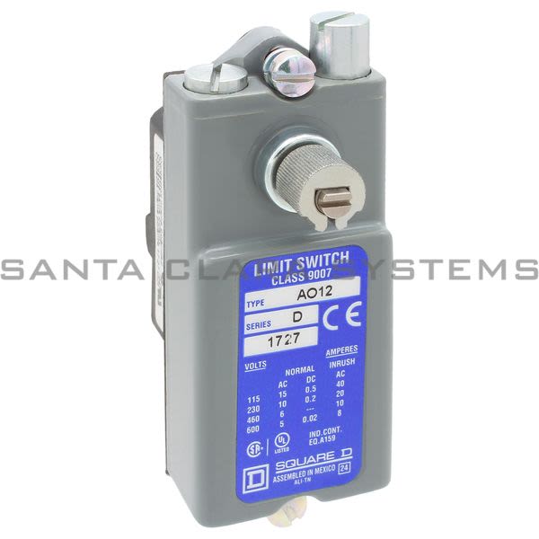 Square D 9007-AO12 Open Position Switch Lever ARM Type Non-Plug-In 1 N.O.-1 N.C. Product Image