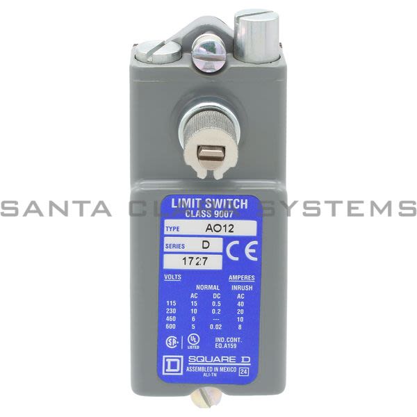 Square D 9007-AO12 Open Position Switch Lever ARM Type Non-Plug-In 1 N.O.-1 N.C. Product Image