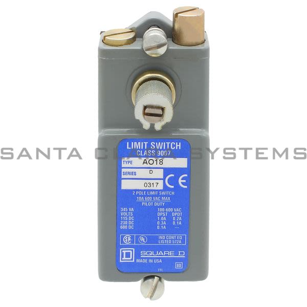 Square D 9007-AO18 Open Position Switch Product Image