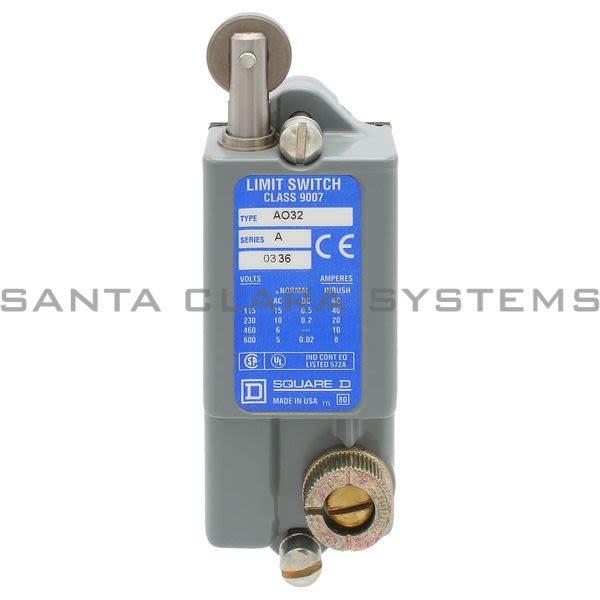 Square D 9007-AO32 Snap Switch 600VAC 15amp Ao +Options Product Image