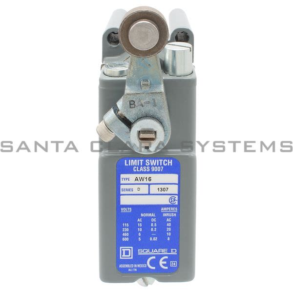 Square D 9007-AW16BA1 Limit Switch 5189 Product Image